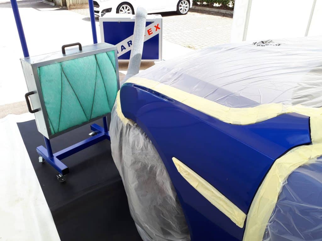 Spray Booth Extractor Fan Paint Fume Extraction System