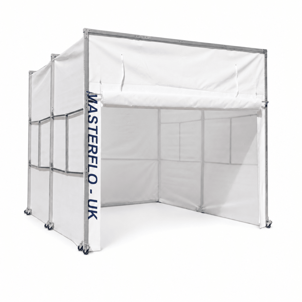 Mobile retractable enclosure