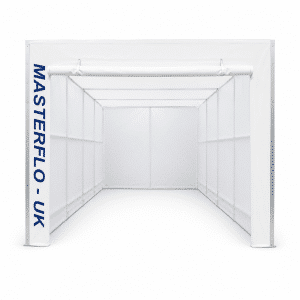 Portable Retractable Spray Booth with foldaway design for industrial SMART repair and precision panel painting
