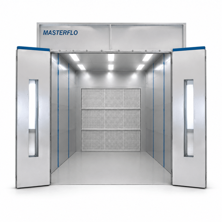 dry filter spray booth, by masterflo spraybooths