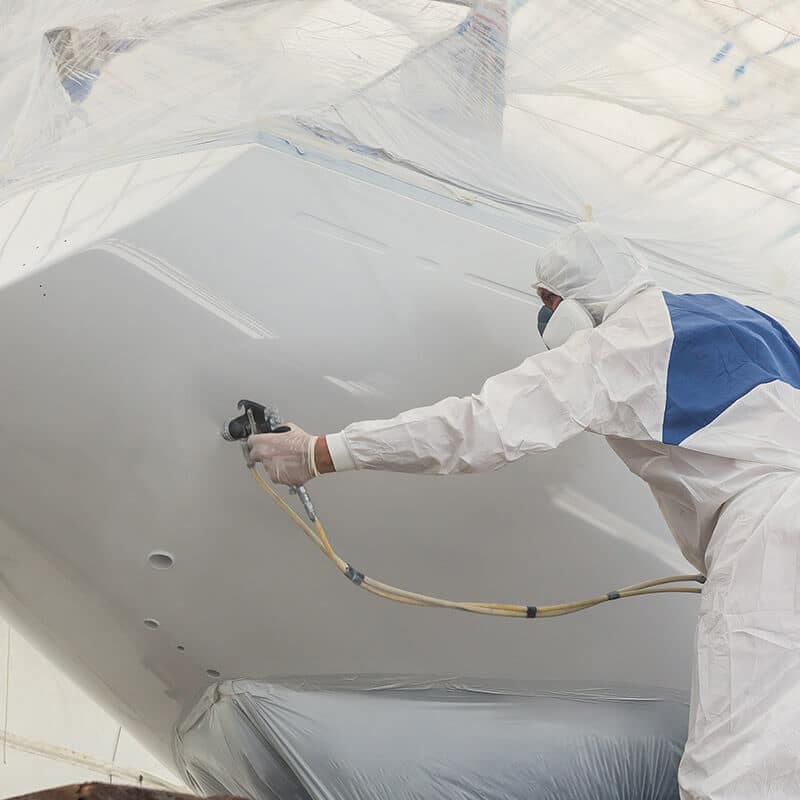 aircraft paint booth, Marine